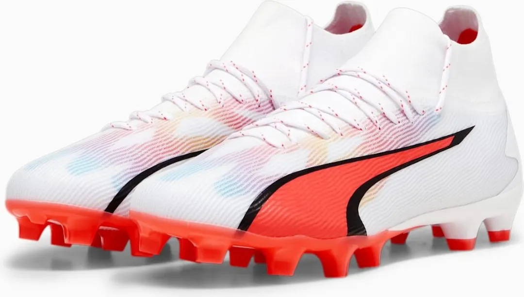 PUMA Pro FG Voetbalschoenen 42 - Zwart/Wit/Rood