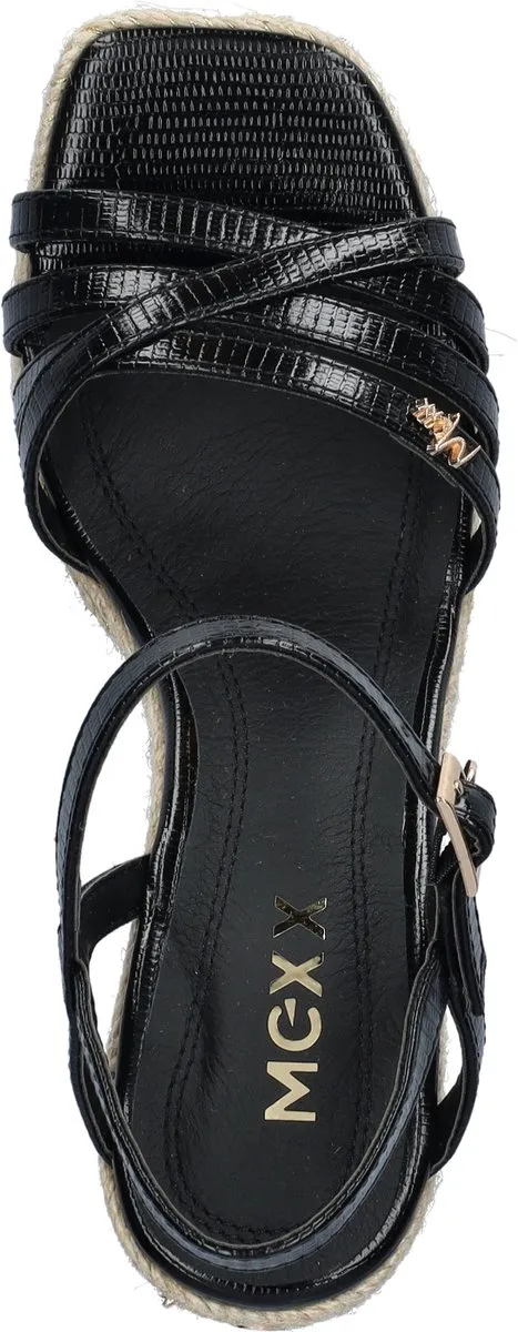 Mexx Noemi Pakina Heeled Sandal - Maat 38 - Zwart