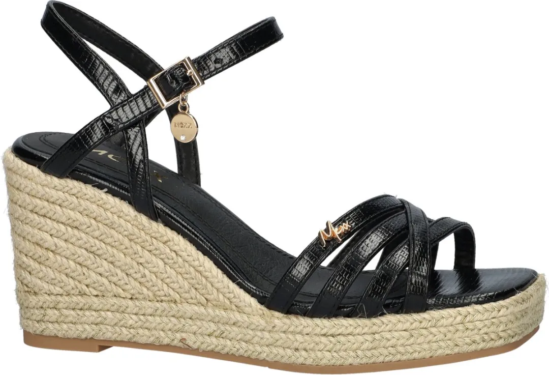 Mexx Noemi Pakina Heeled Sandal - Maat 38 - Zwart