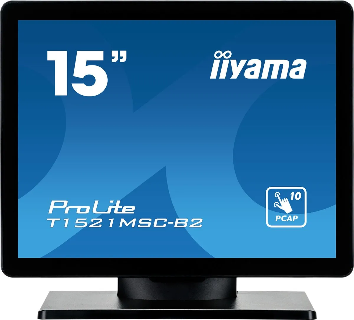 iiyama T1521MSC-B2 Touchscreen Monitor 15" - 1024x768 - Zwart - afbeelding 6 van 6