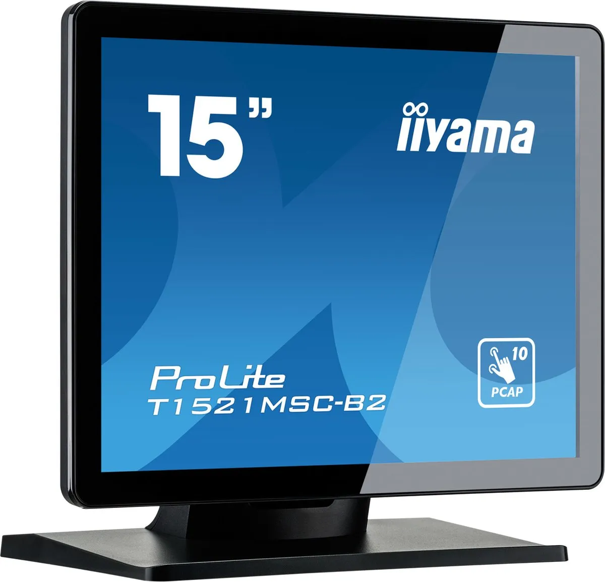 iiyama T1521MSC-B2 Touchscreen Monitor 15" - 1024x768 - Zwart