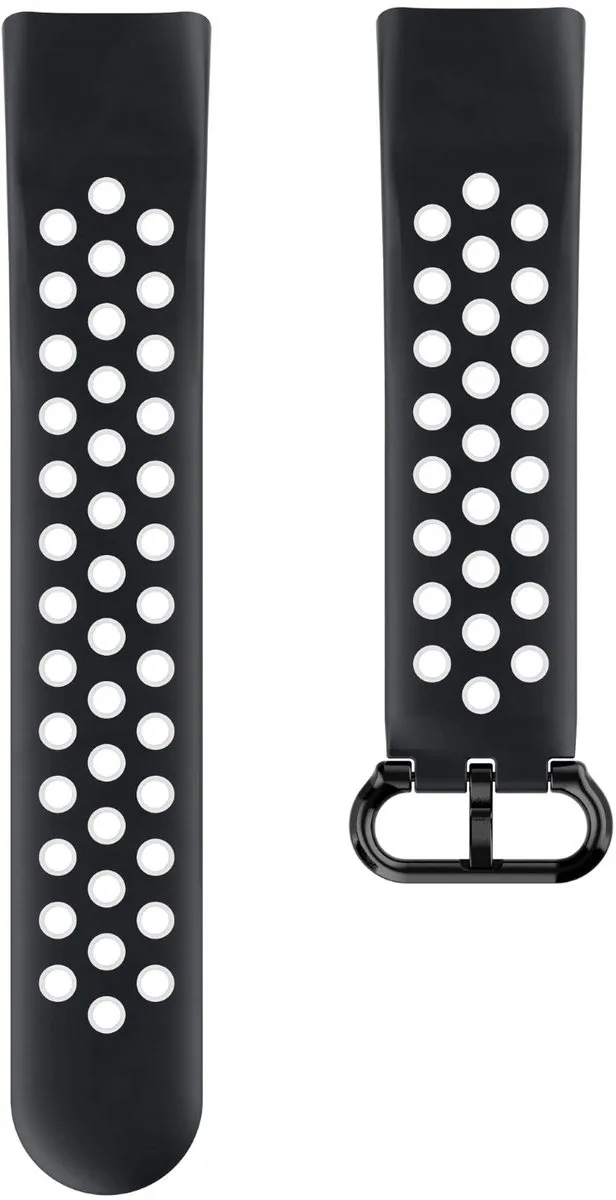 Hama Sportpolsband Fitbit Charge 5 - Zwart/Grijs