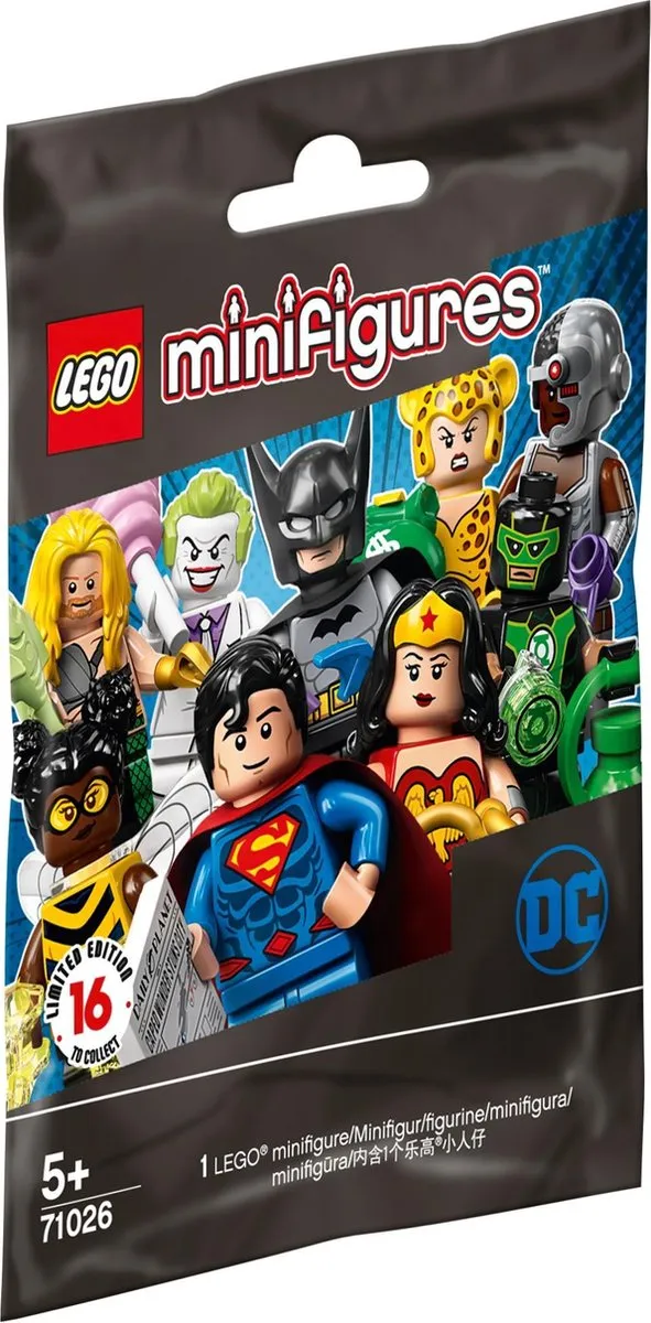 LEGO DC Comics Minifiguur 71026 - Zwart - afbeelding 6 van 6