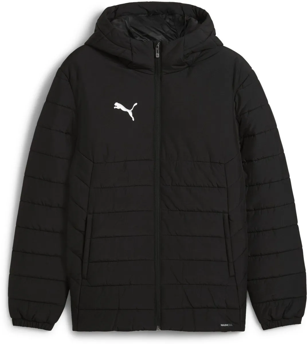PUMA TeamADDITIONS Hooded Padded Jacket 659795 - M - Zwart/Zilver