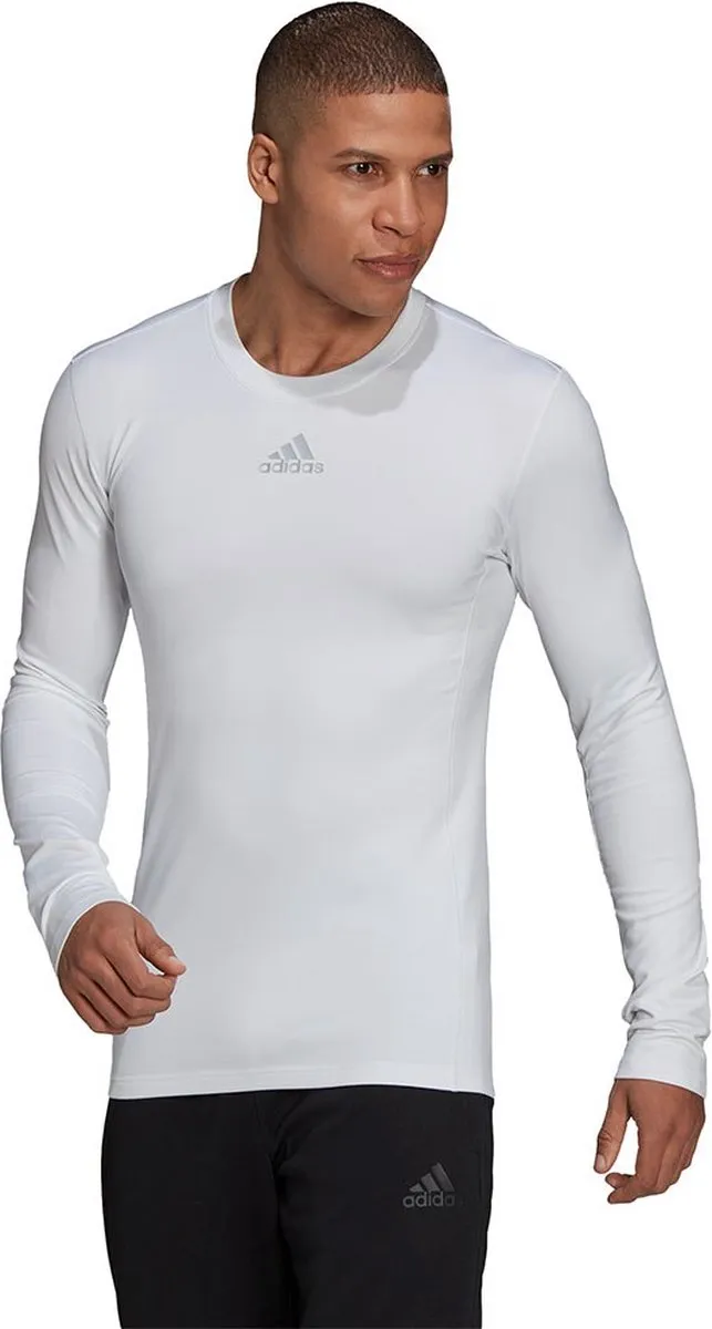Adidas Techfit Warm Long Sleeve Top L - Wit