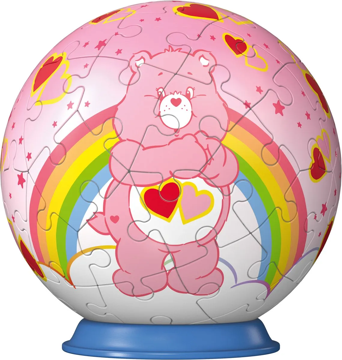 Ravensburger Care Bears Love-a-Lot Bear 3D Puzzle-Ball 55 Stukjes - afbeelding 6 van 6