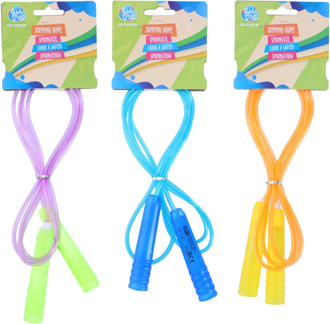 Eddy Toys Springtouw 210cm - Meerkleurig