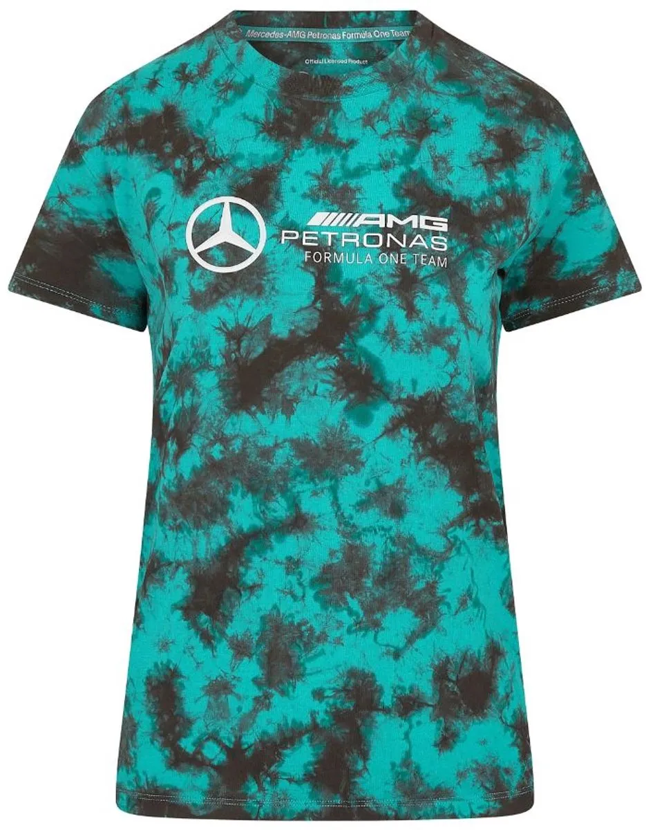 Mercedes Wmns MAPF1 Fw Tie Dye T-shirt