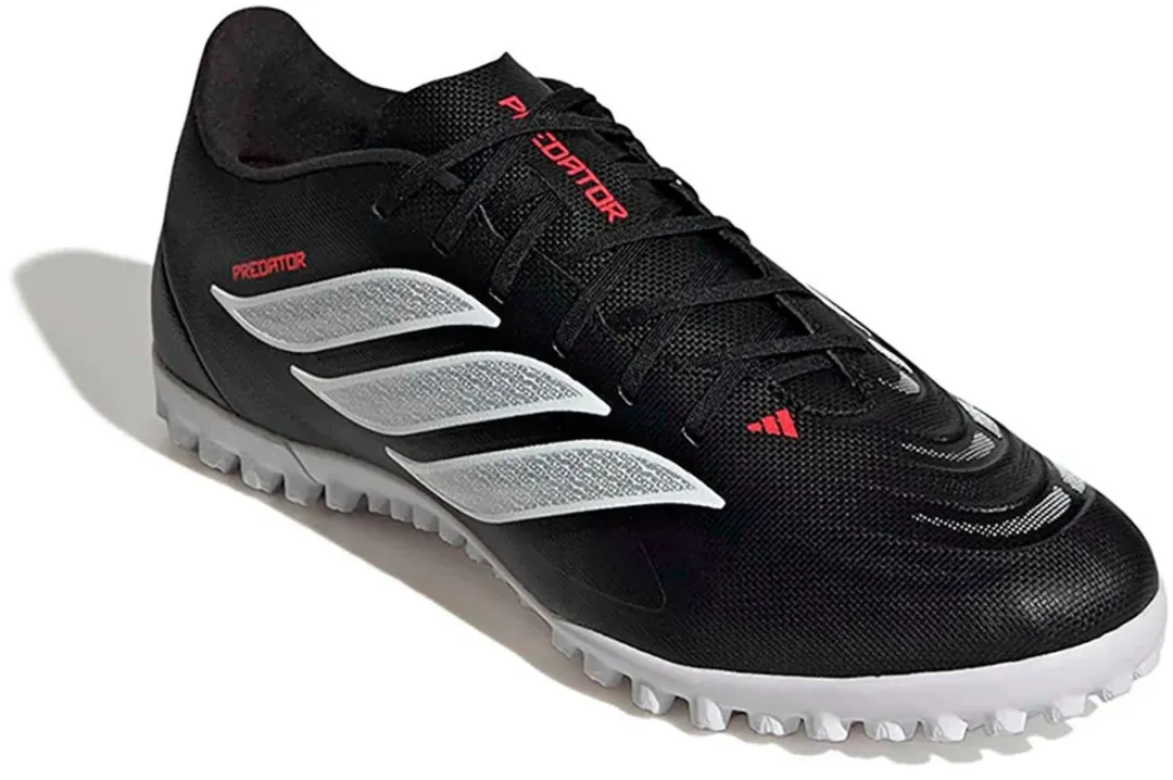 Adidas Predator Club TF Voetbalschoenen 42 - Core Black/Wit/Rood