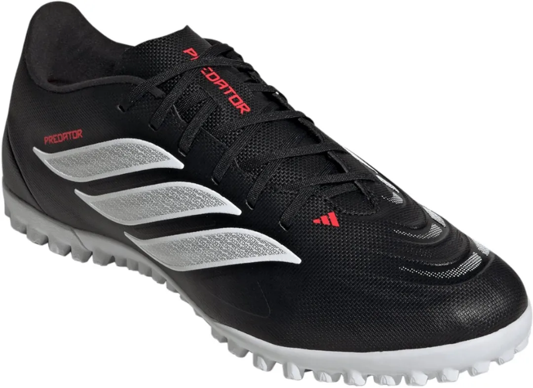 Adidas Predator Club TF Voetbalschoenen 42 - Core Black/Wit/Rood