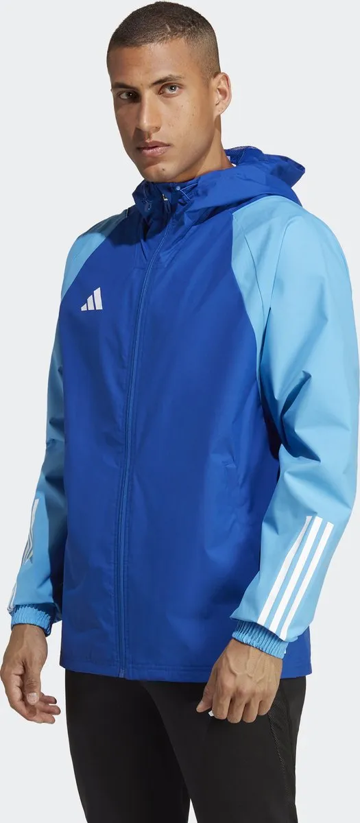 adidas Performance Tiro 23 Competition All-Weather Jack Heren - Blauw M - afbeelding 6 van 6
