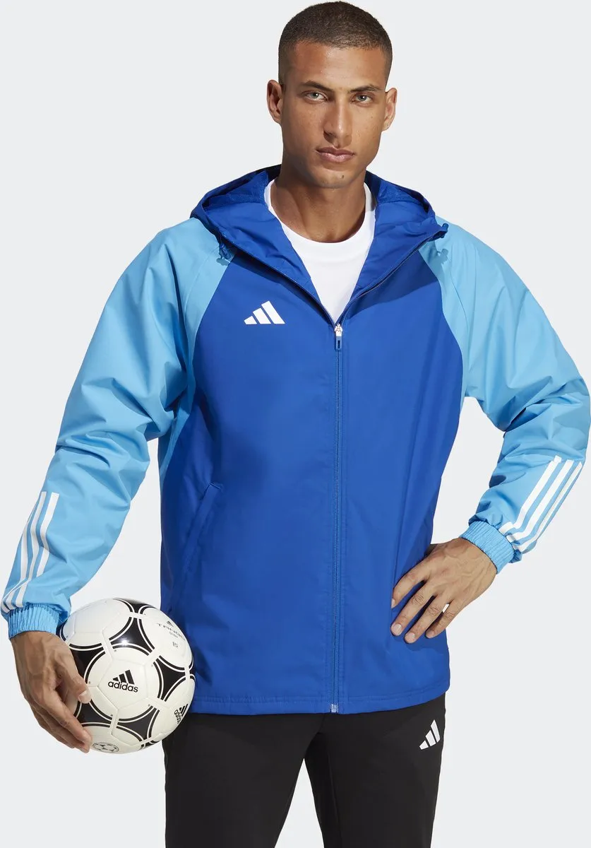 adidas Performance Tiro 23 Competition All-Weather Jack Heren - Blauw M