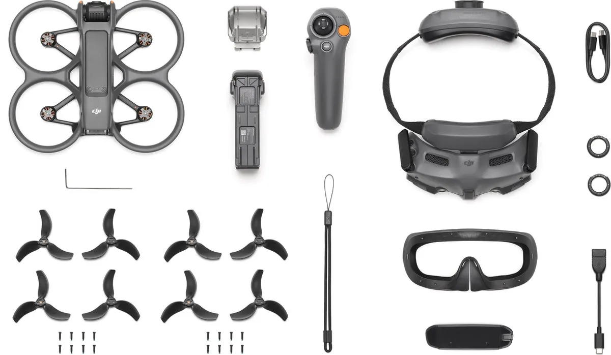 DJI Avata 2 Fly More Combo - FPV Drone - 1 batterij