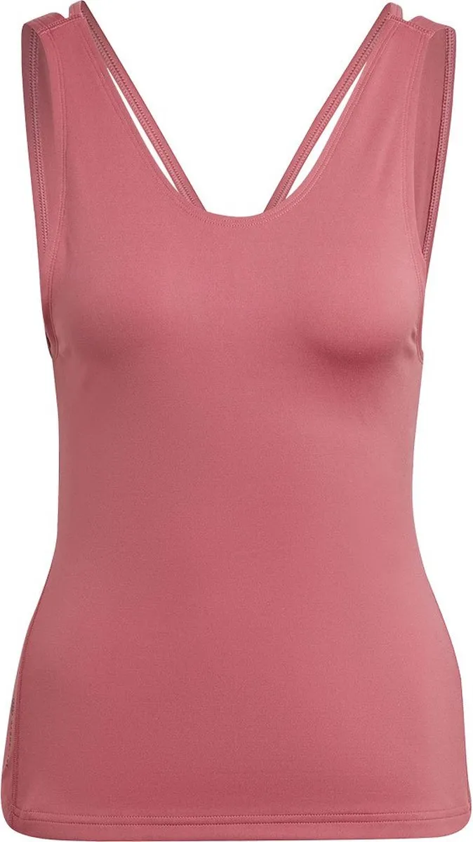 Adidas Yoga St Mouwloos T-shirt - Roze M