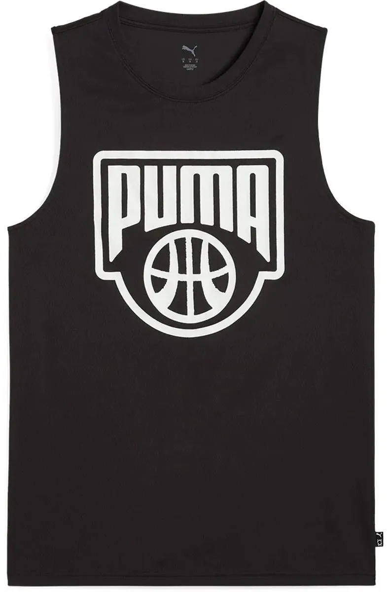 PUMA Posterize Mouwloos T-shirt - XS - Zwart - afbeelding 6 van 6