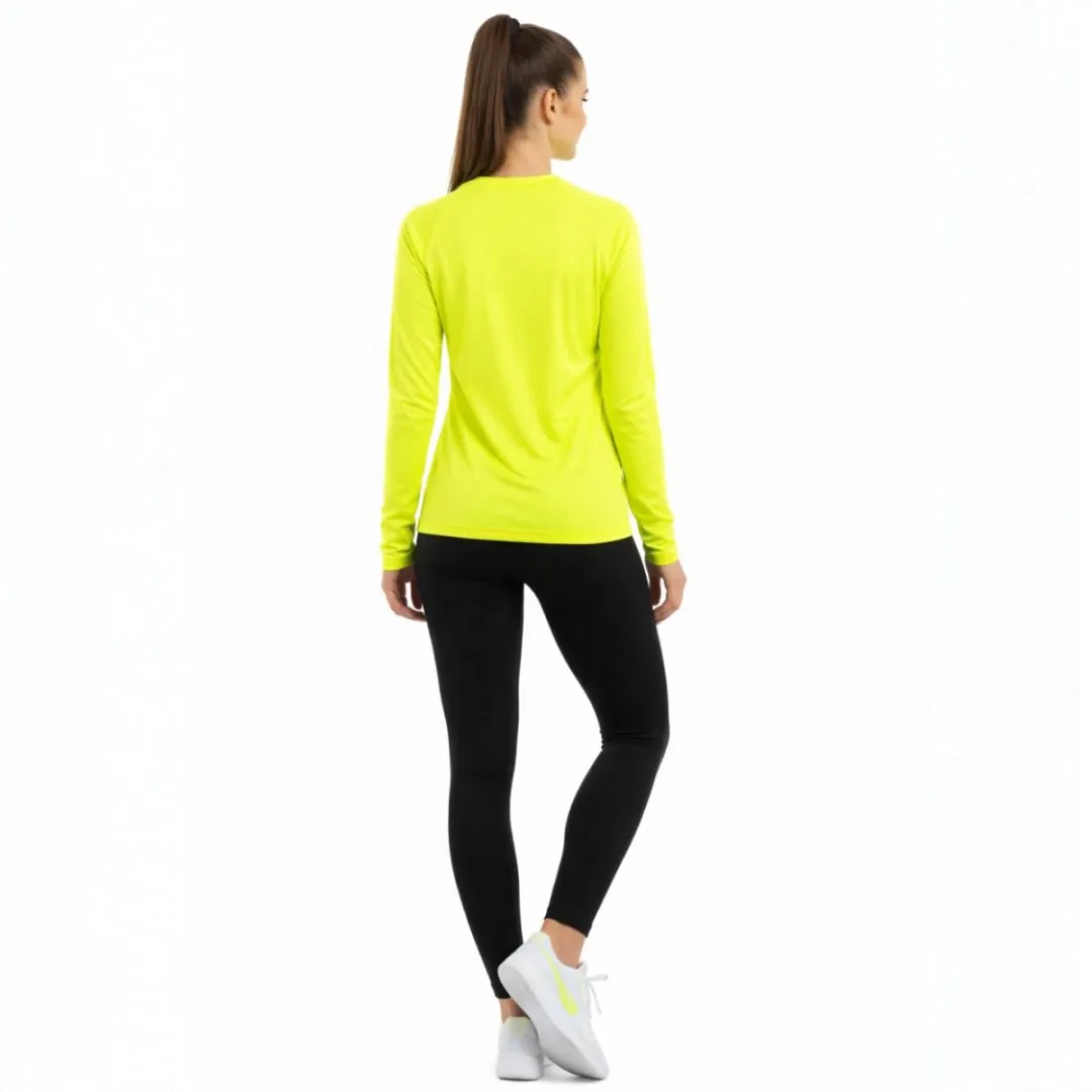 RedParrot Geel Sportshirt Dames Lange Mouwen S