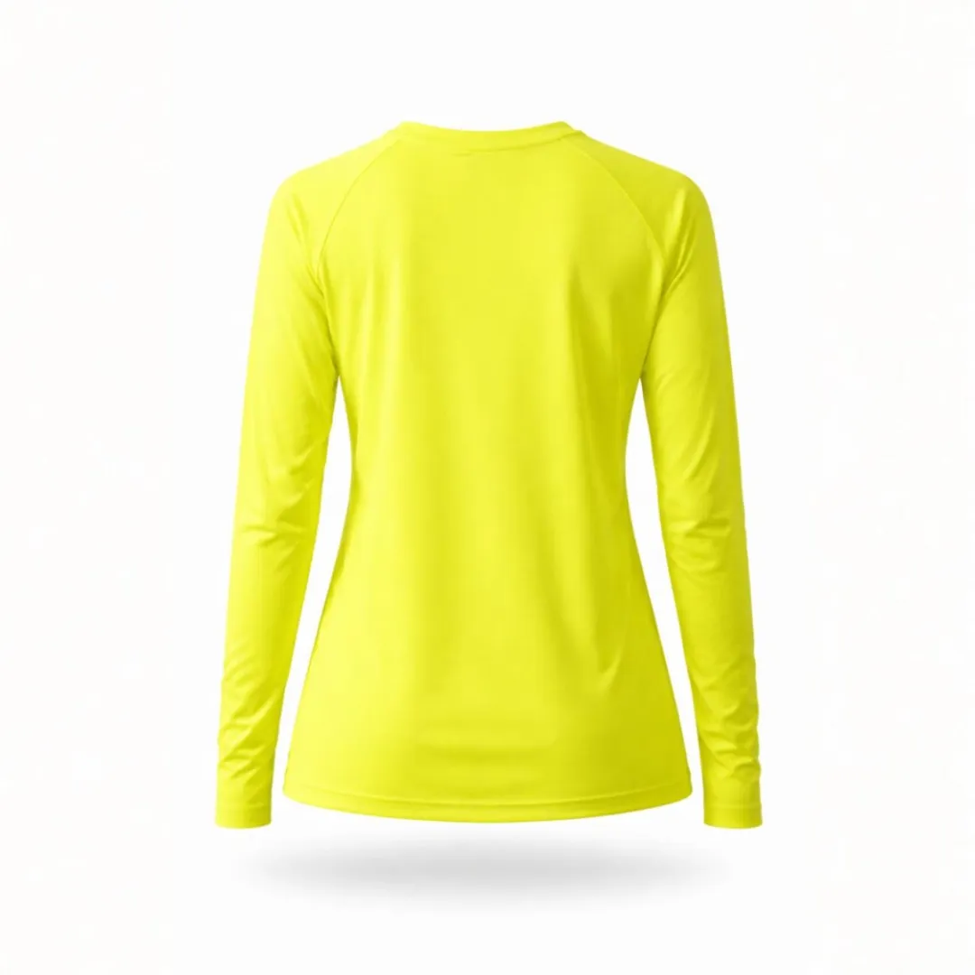 RedParrot Geel Sportshirt Dames Lange Mouwen S