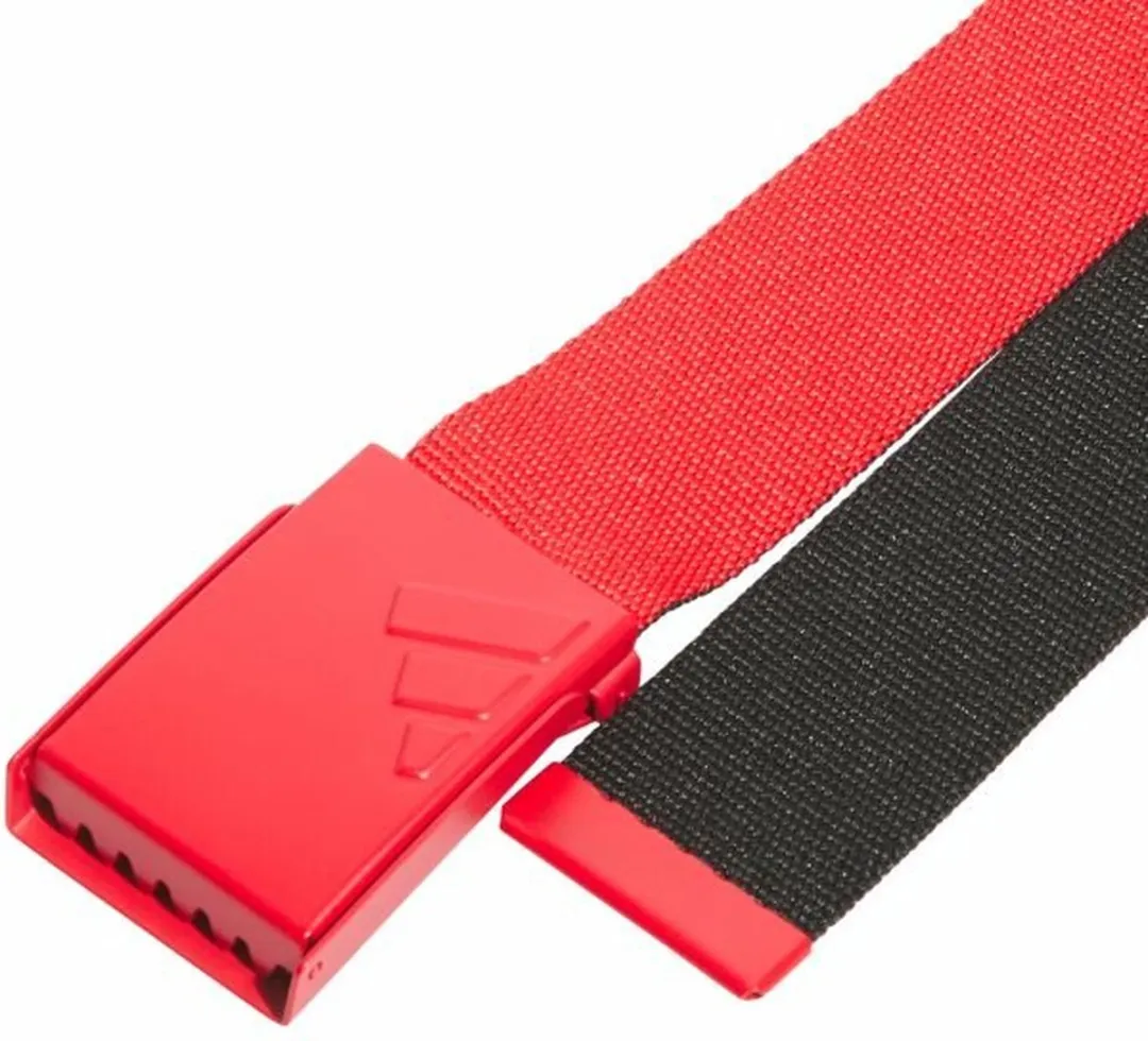 Adidas Webbing Riem - Rood/Zwart