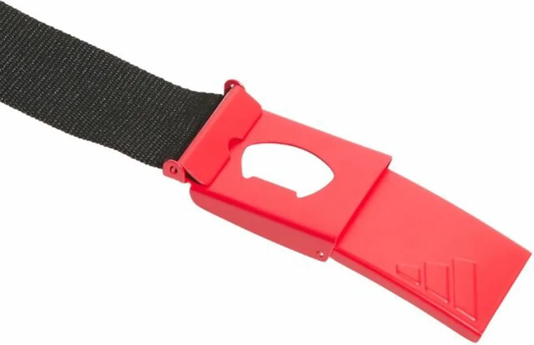 Adidas Webbing Riem - Rood/Zwart