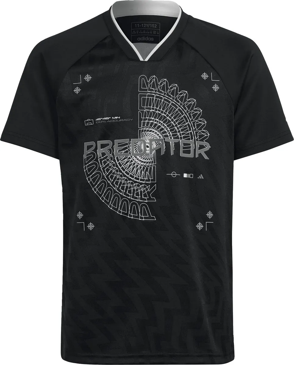 adidas Predator Shirt HR6396 - Kinderen 140 - Zwart