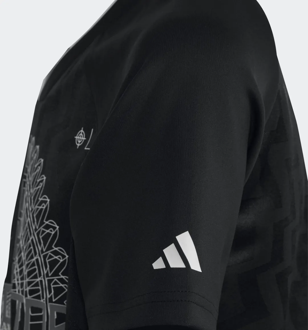 adidas Predator Shirt HR6396 - Kinderen 140 - Zwart - afbeelding 6 van 6