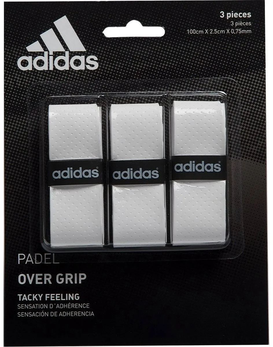 adidas Padel Overgrip L2 - 3 Stuks Wit