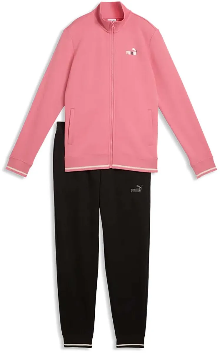 PUMA Metallic Full-Zip Tracksuit - Roze - S