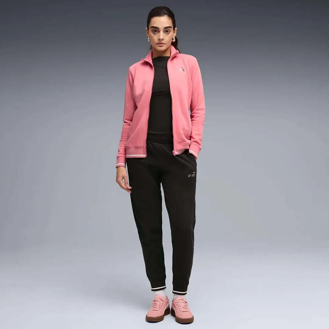 PUMA Metallic Full-Zip Tracksuit - Roze - S