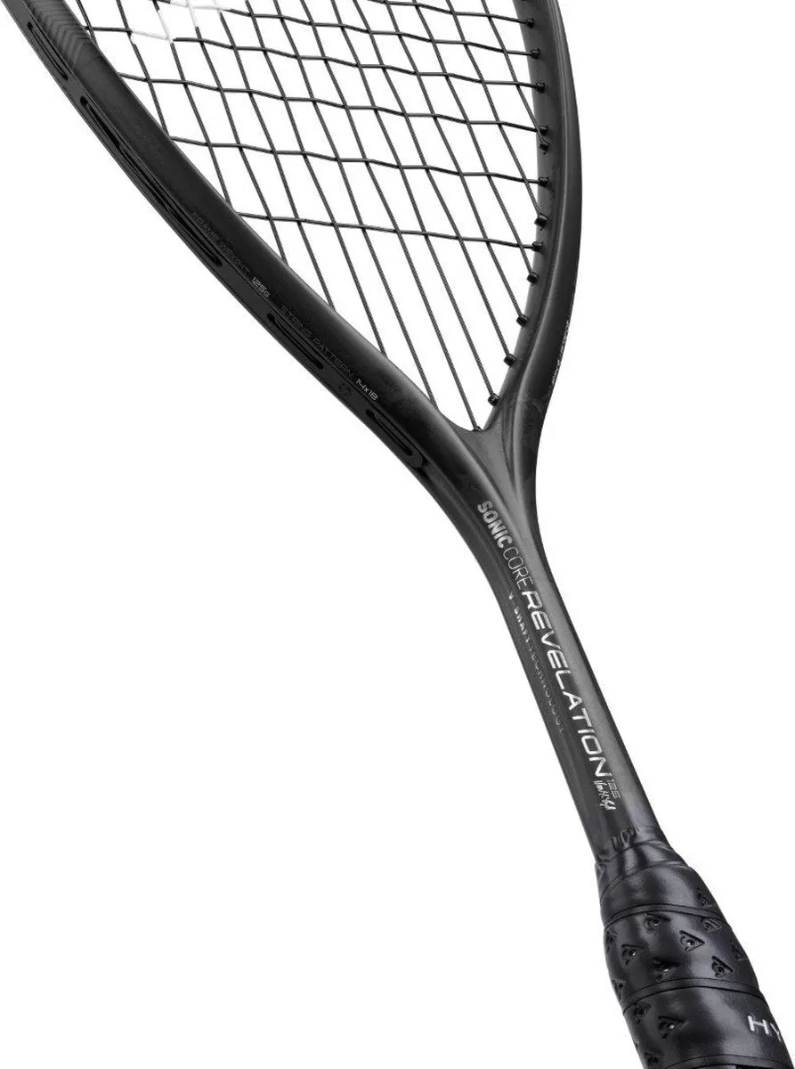 Dunlop Soniccore Revelation 125 Squashracket - Grijs/Zwart