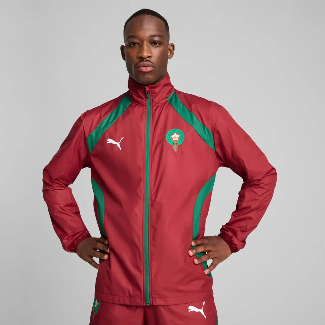 PUMA Prematch Trainingsjas Maroc CAN 2025 - Rood S