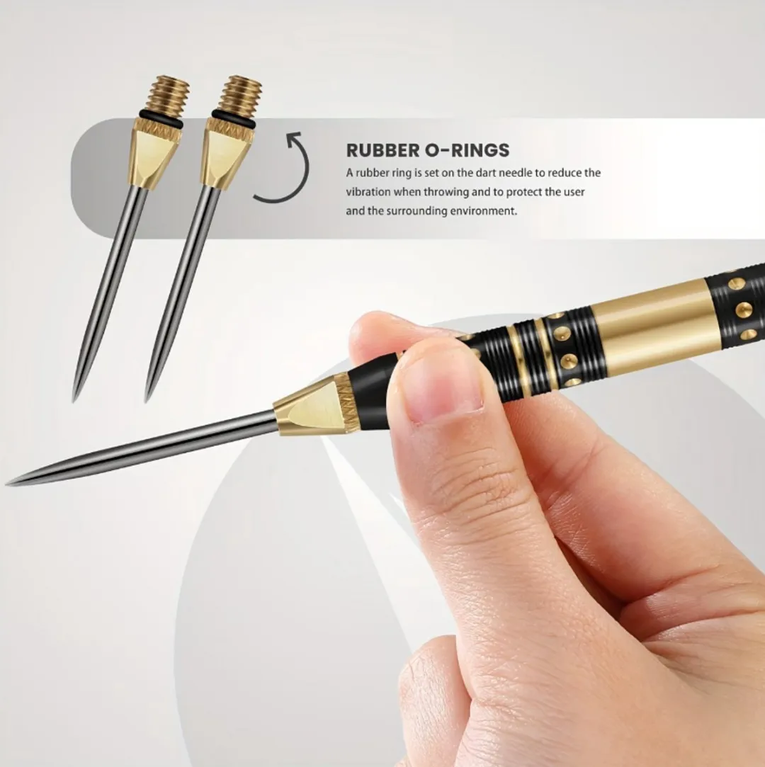 NUVEX Koperen Dartpunten 40mm - 6 Stuks