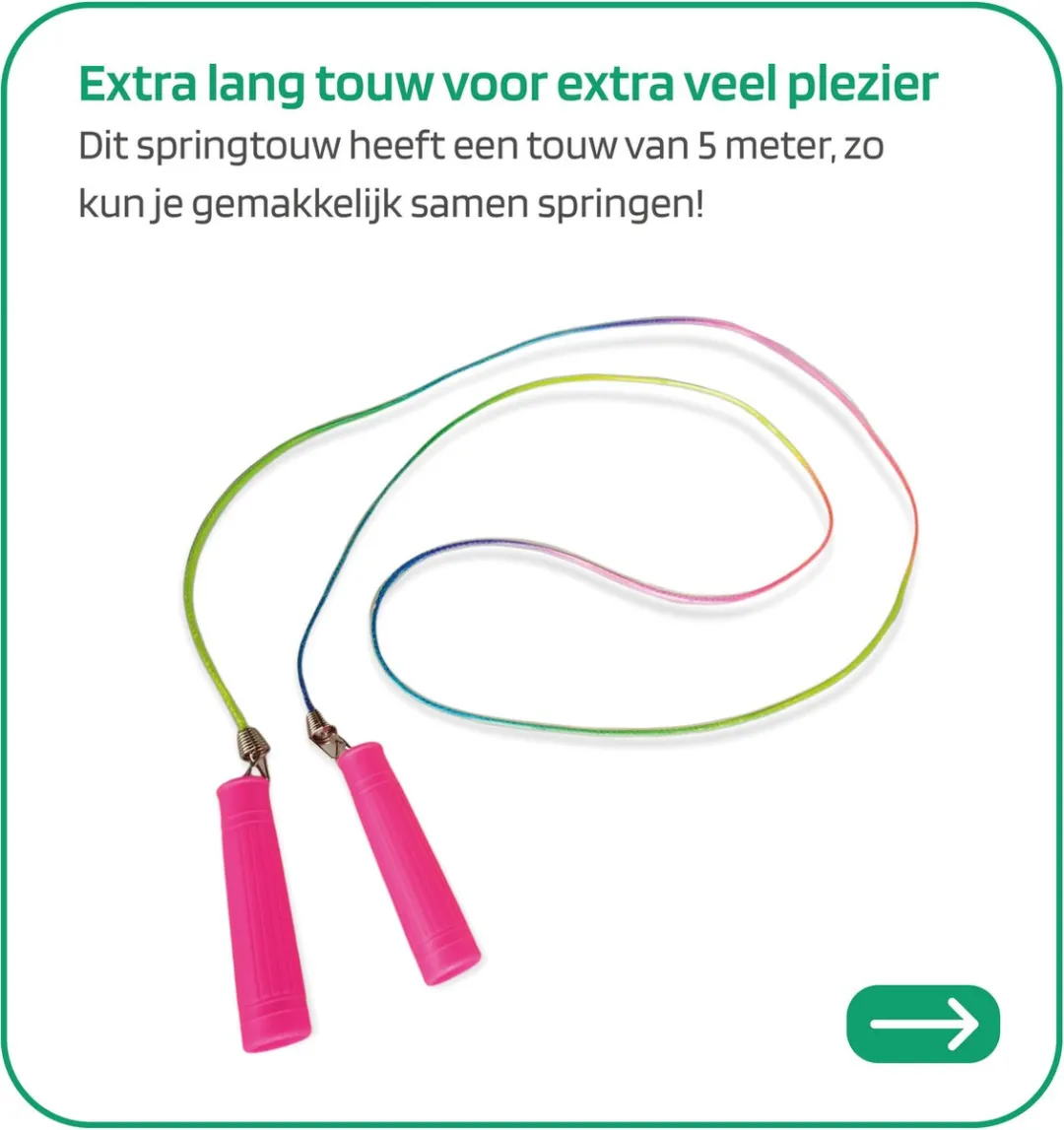 Jobber Toys Springtouw 5m Regenboog - Unicorn