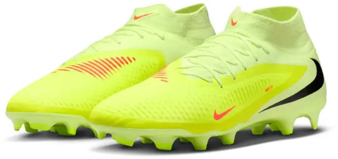 Nike Phantom 6 High Academy Voetbalschoen FG - Maat 42 - Geel