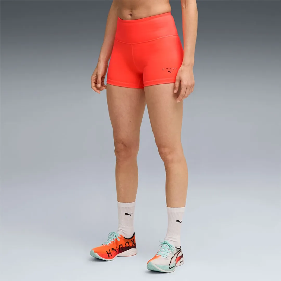 PUMA X Hyrox Tad Ess Korte Leggings Glowing Red XL