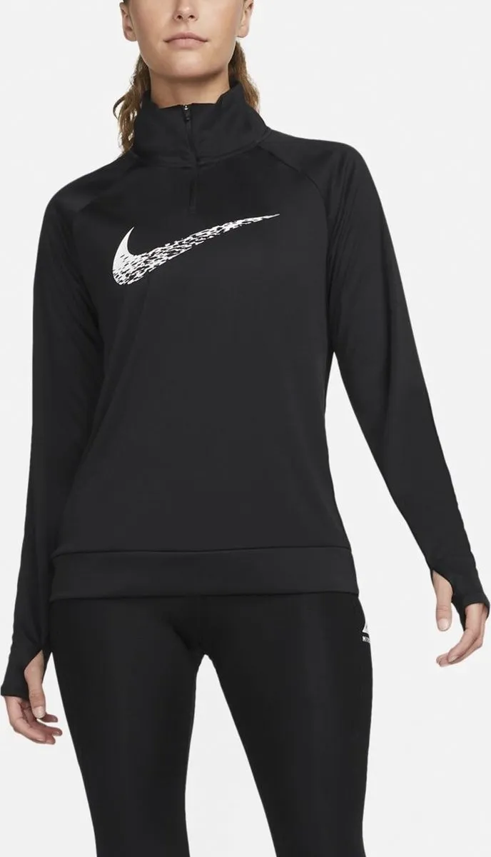 Nike Dri-FIT Swoosh Run Half-zip Top - Vrouwen S - afbeelding 6 van 6