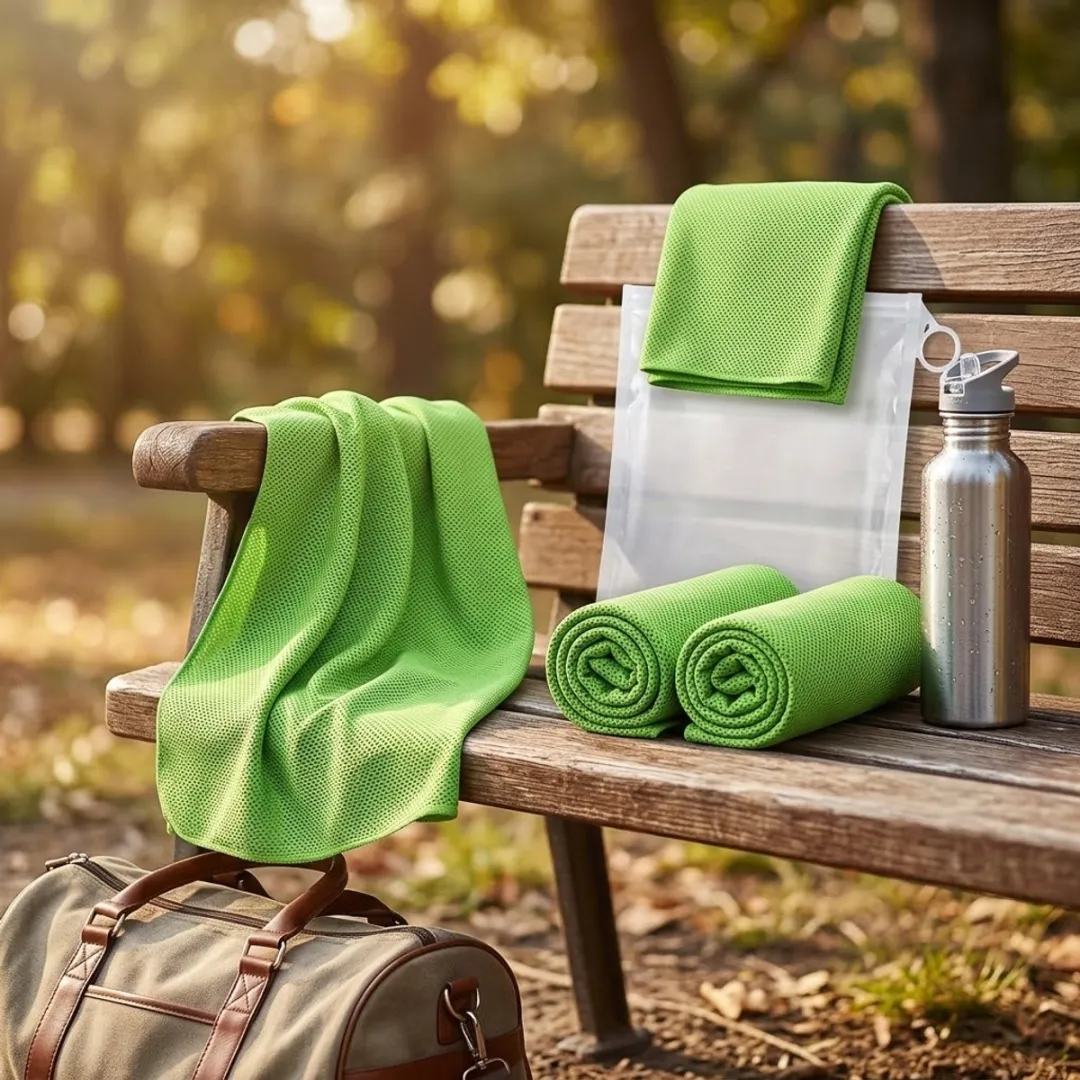 NuveX Sport Handdoekset 4-delig - Groen
