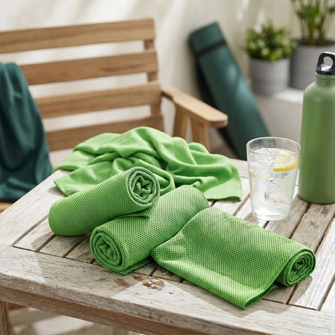 NuveX Sport Handdoekset 4-delig - Groen