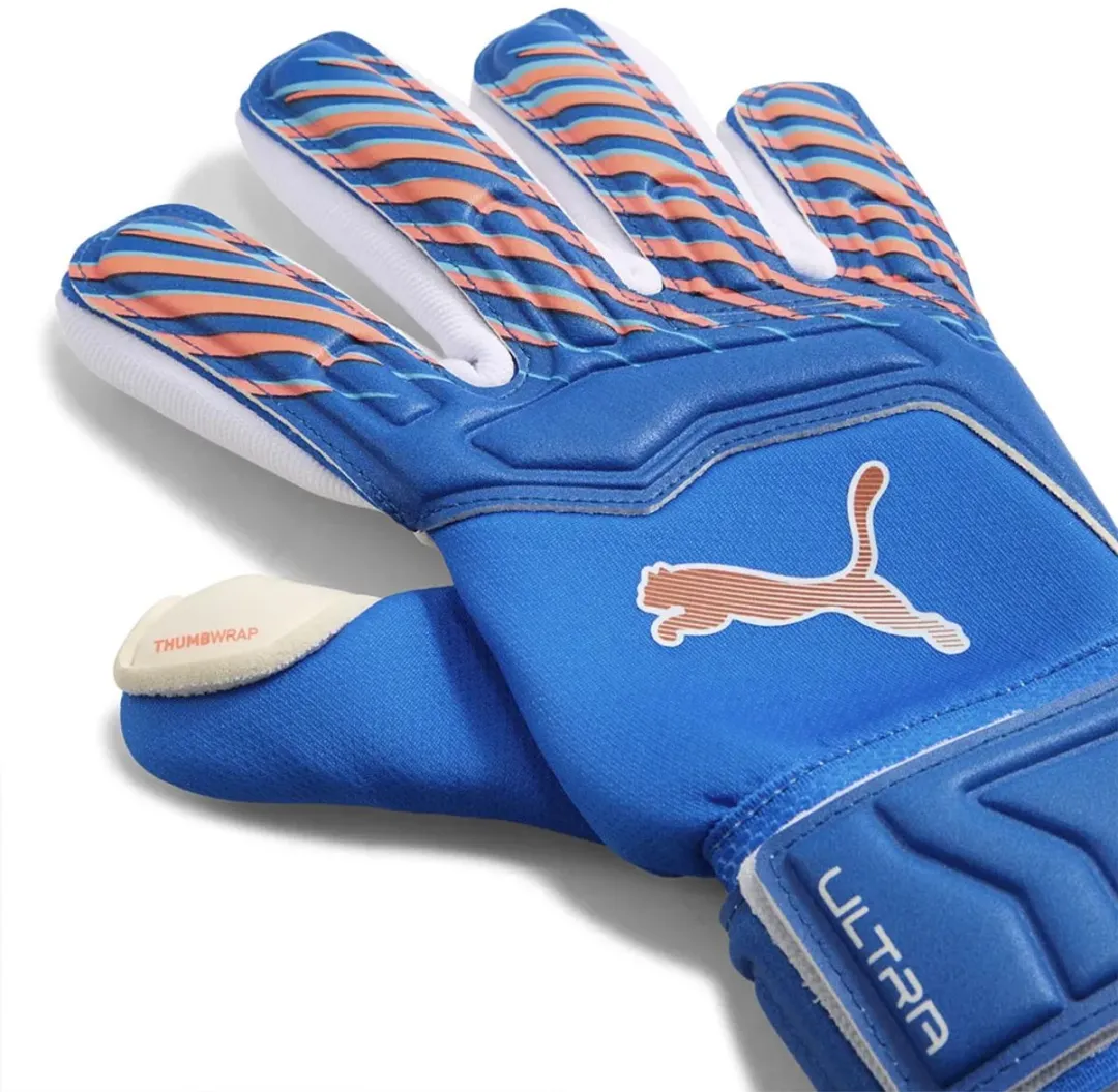 PUMA Ultra Pro JR Keepershandschoenen - Maat 5 - Blauw/Orange