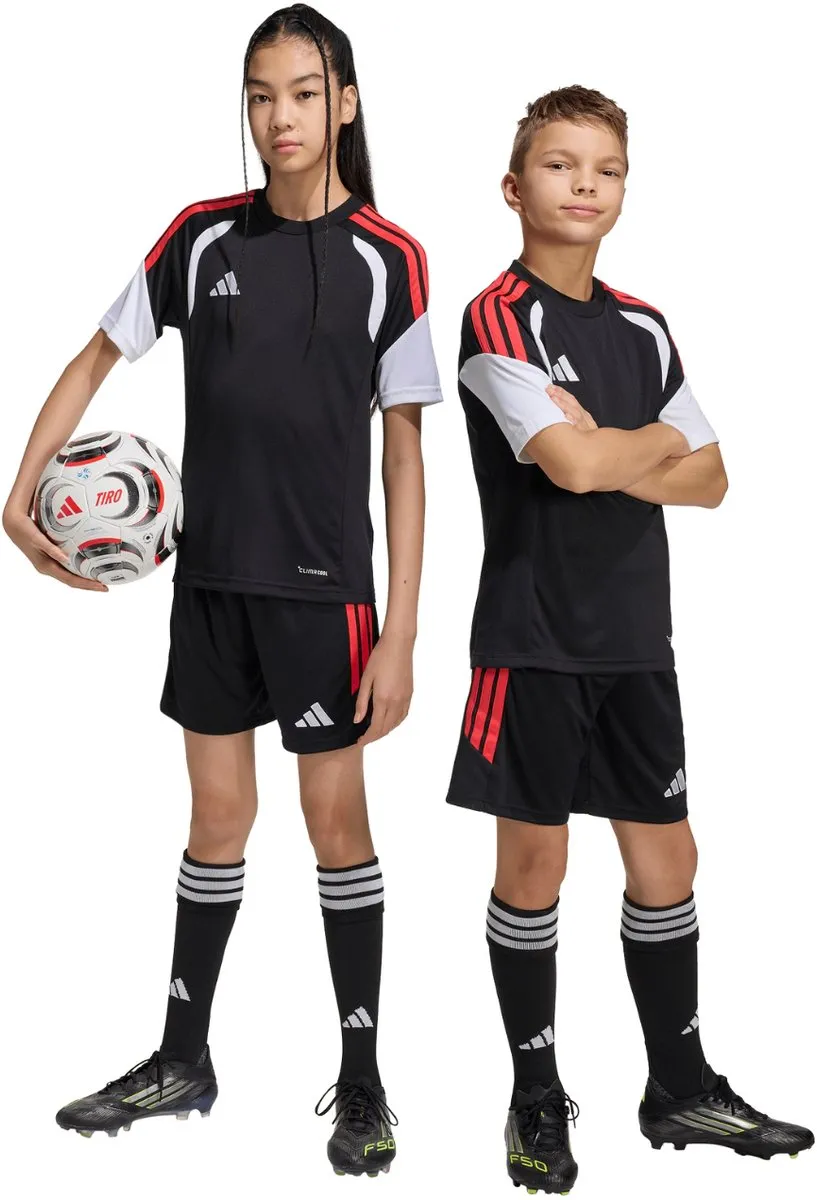 Adidas Short Tiro 26 League Kinderen - 140cm Zwart-Rood - afbeelding 6 van 6