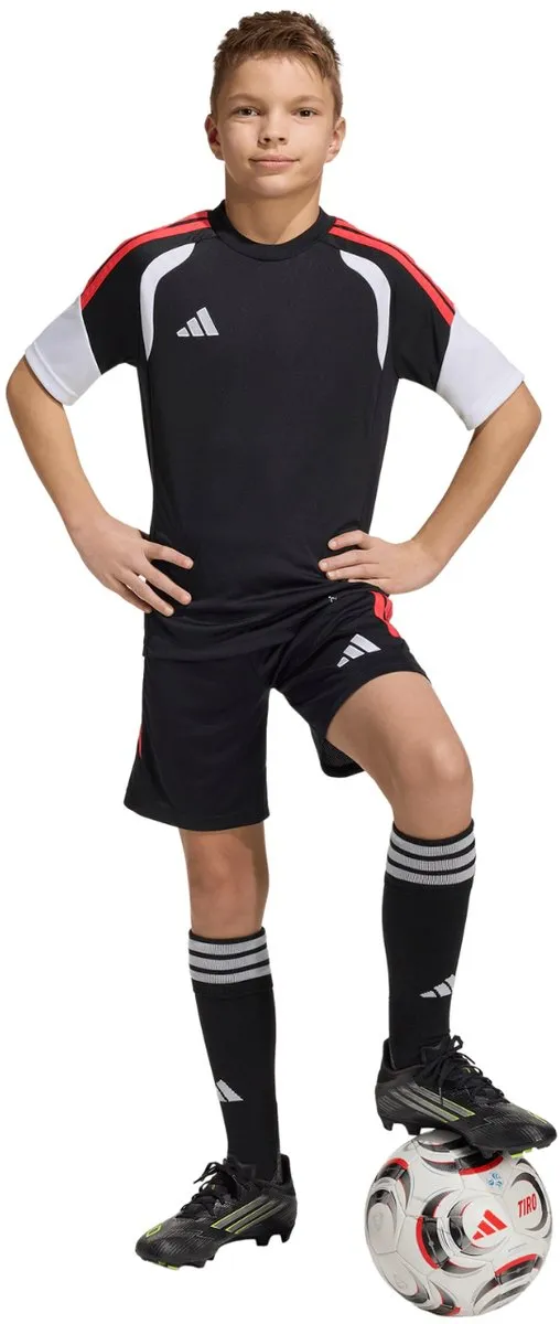 Adidas Short Tiro 26 League Kinderen - 140cm Zwart-Rood