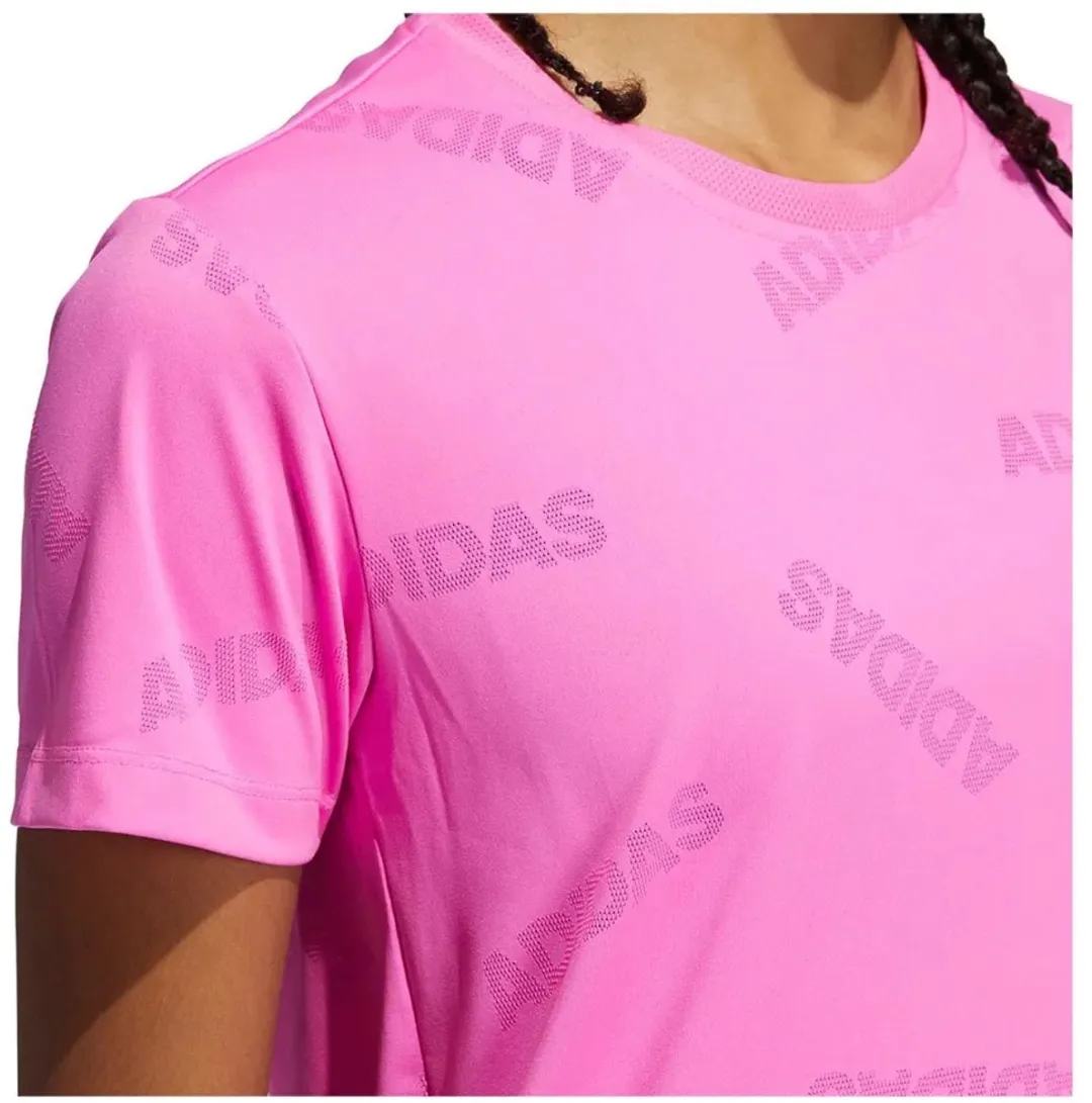 adidas Training Aeroknit Sportshirt Dames S - Roze