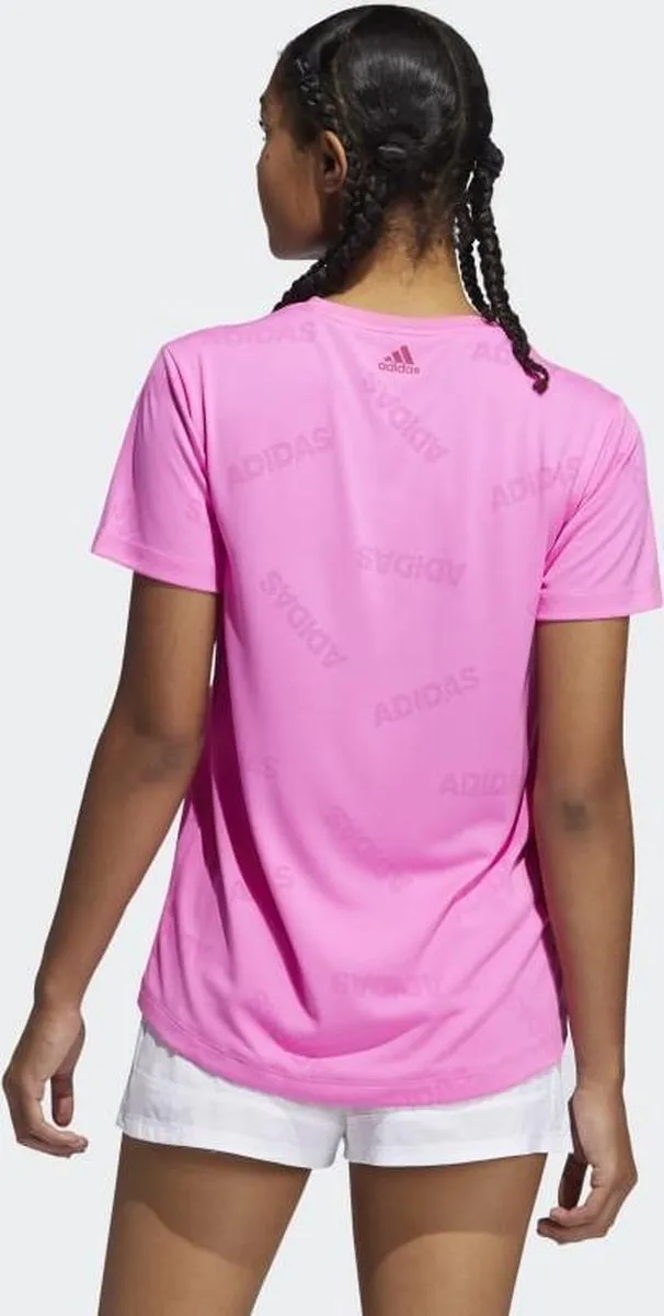 adidas Training Aeroknit Sportshirt Dames S - Roze
