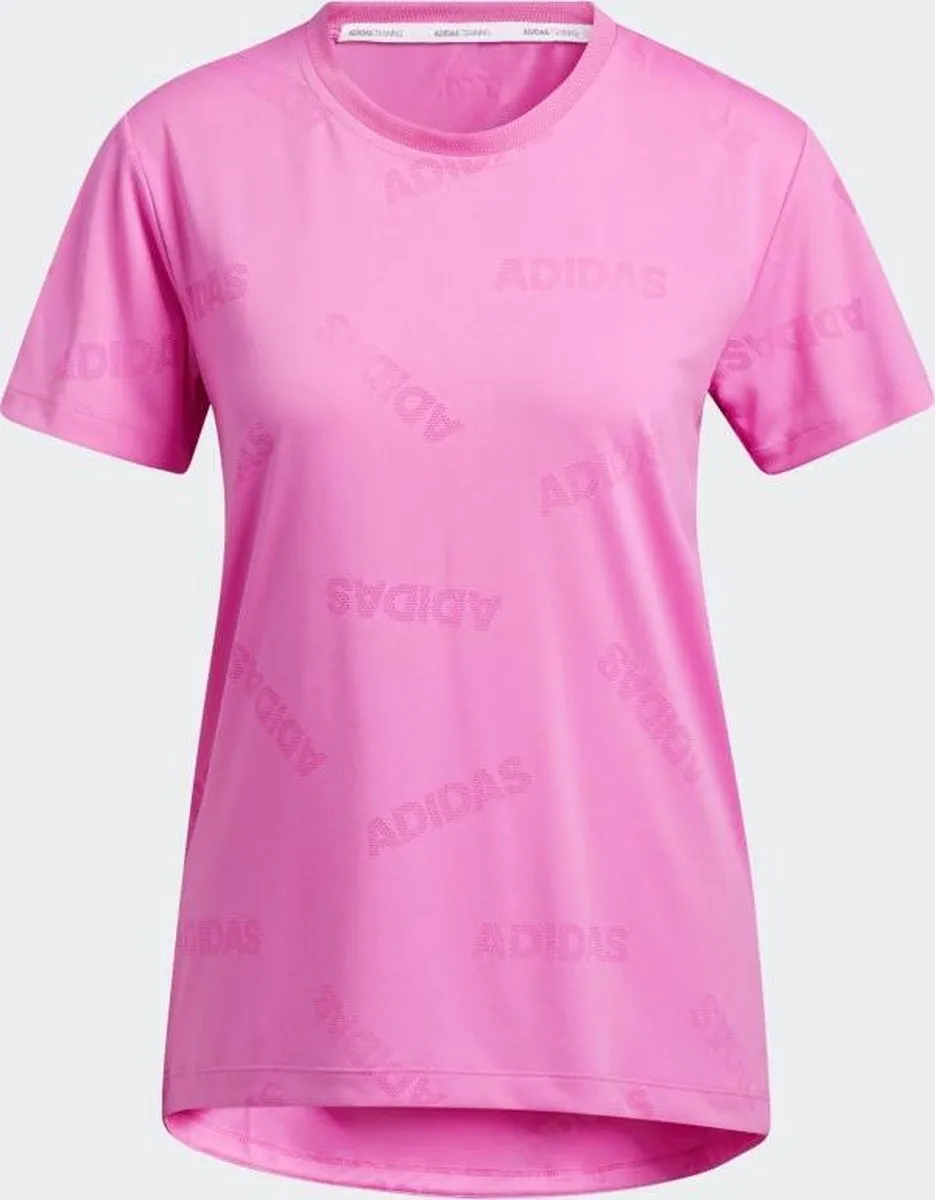 adidas Training Aeroknit Sportshirt Dames S - Roze