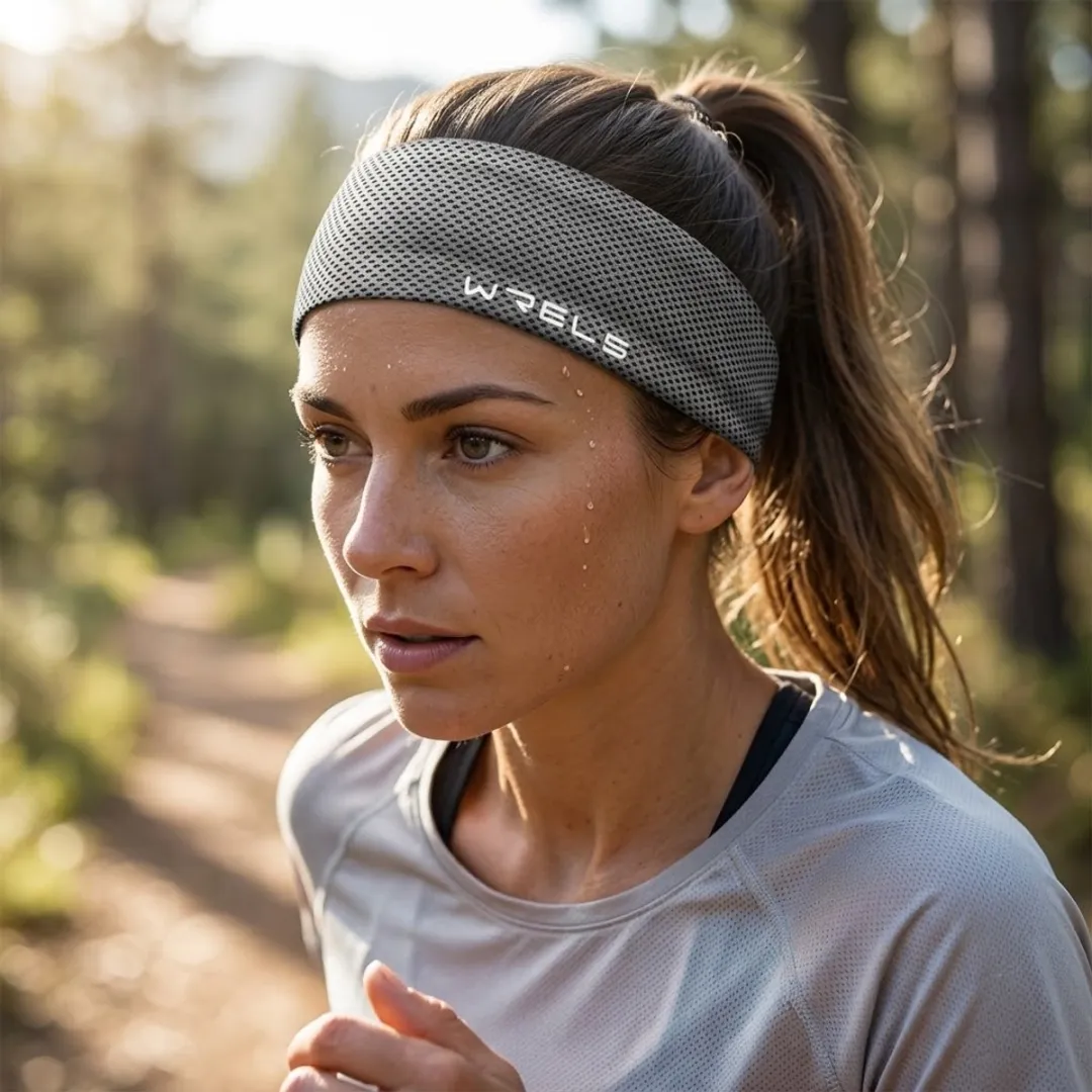 NUVEX Sport Hoofdband Grijs - Elastisch