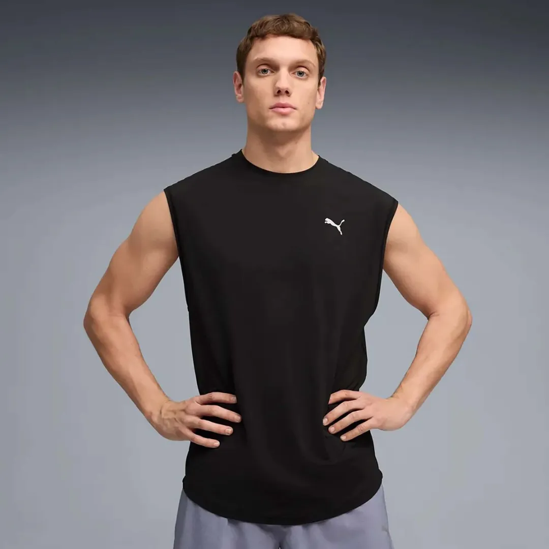 PUMA M Run Coolcell Tanktop - Zwart L