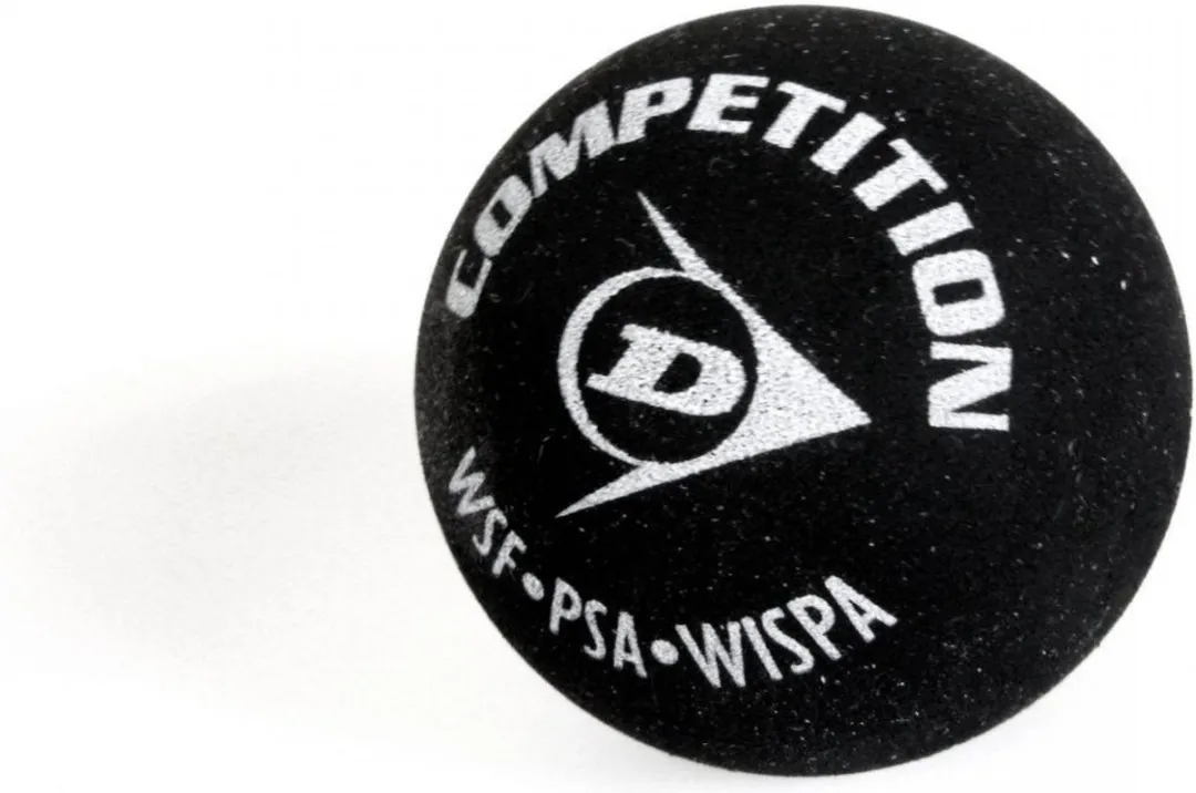 Dunlop Competition Squashballen - 3 Stuks - Zwart