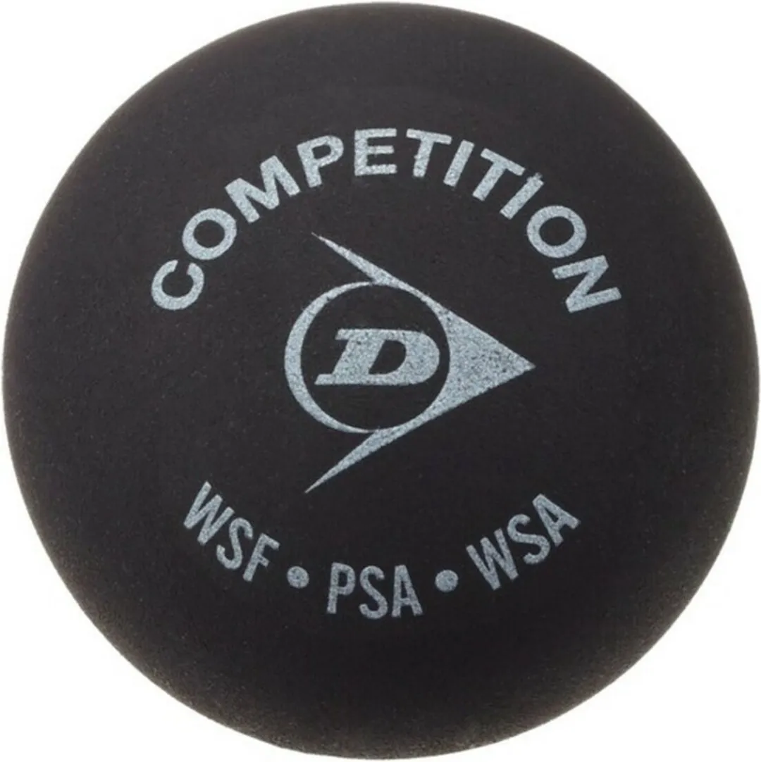 Dunlop Competition Squashballen - 3 Stuks - Zwart - afbeelding 6 van 6