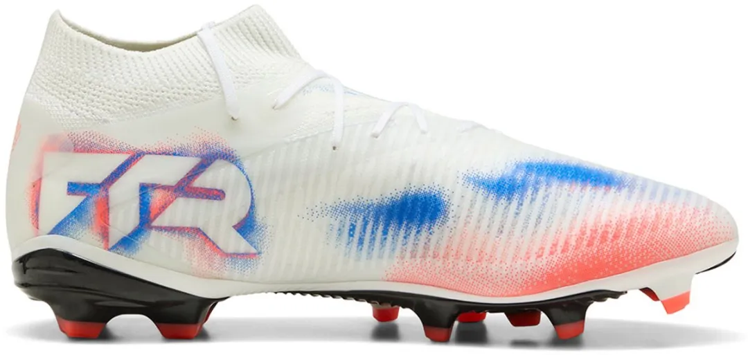 PUMA Future 8 Pro Voetbalschoenen FG/AG - 46.5 - Wit/Glowing Red