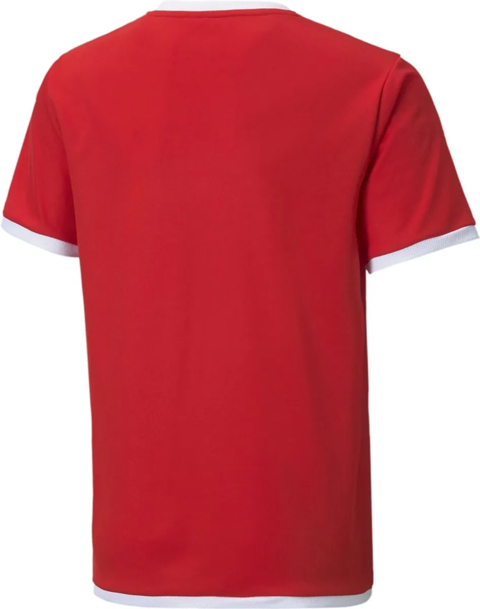 PUMA Teamliga Shirt Kinderen 176 - Rood/Wit