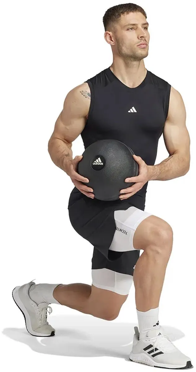 Adidas Techfit Compressie Korte Leggings S - Wit